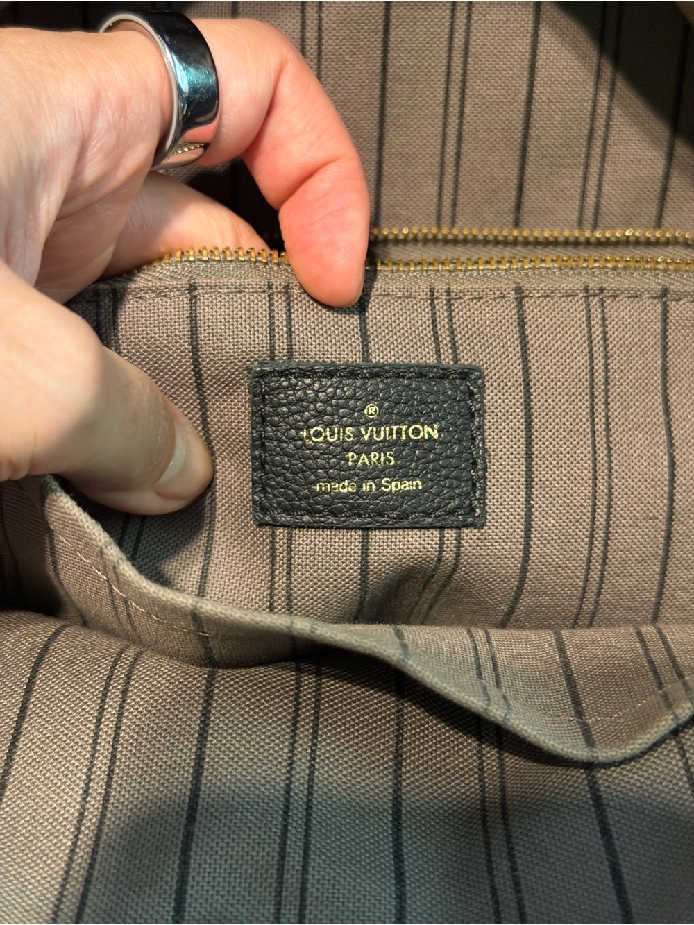 Louis Vuitton Sorbonne Monogram Empreinte Black Backpack - Picture 13 of 13